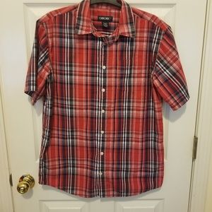 Boys XL plaid shirt